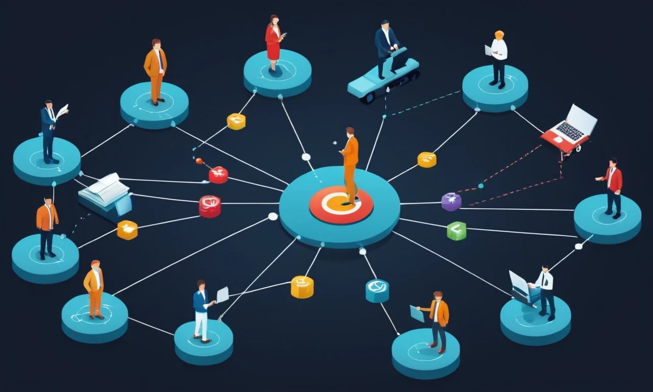 Un diagrama de red que ilustra las conexiones entre coleccionistas experimentados y estrategias exitosas.