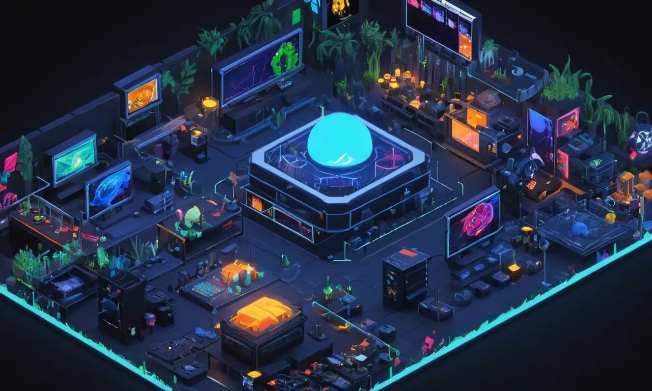 Una pantalla de computadora que muestra varios tipos de ejemplos de modding experimental para el juego.