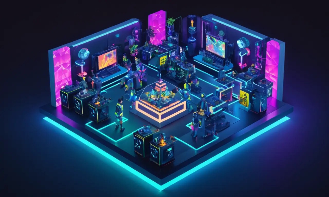 Los jugadores que participan en experimentos innovadores utilizando tecnología en un evento.