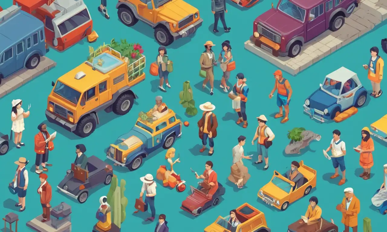 Un grupo diverso de personajes de diferentes culturas y épocas, con ilustraciones que muestran su evolución con el tiempo.