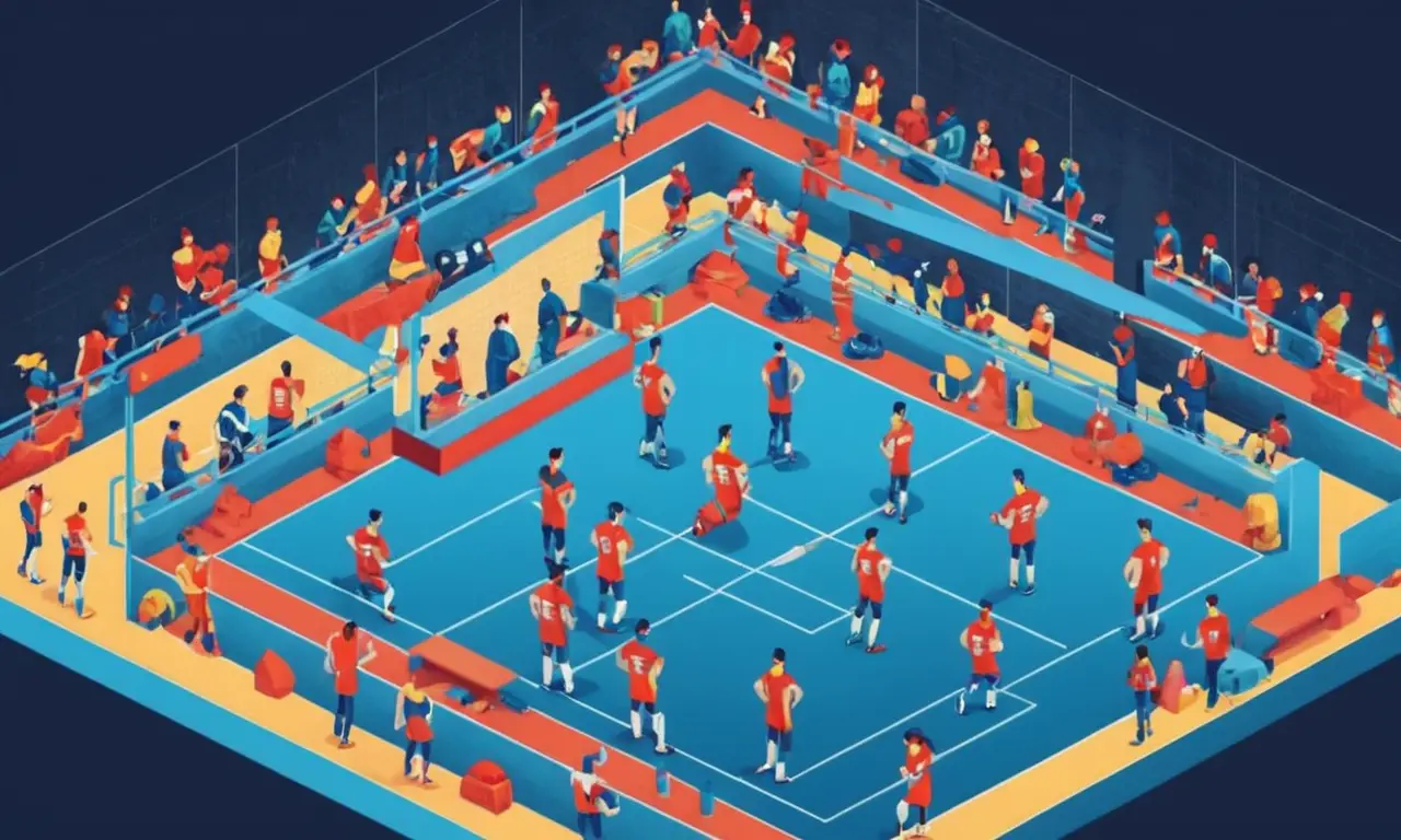 Los atletas se centraron en su preparación mental para una próxima competencia.